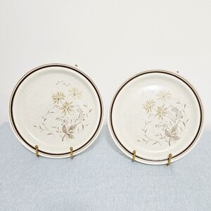 VTG 1970s Royal Doulton Sandsprite 2 Dinner Plates England Lambethware 10"